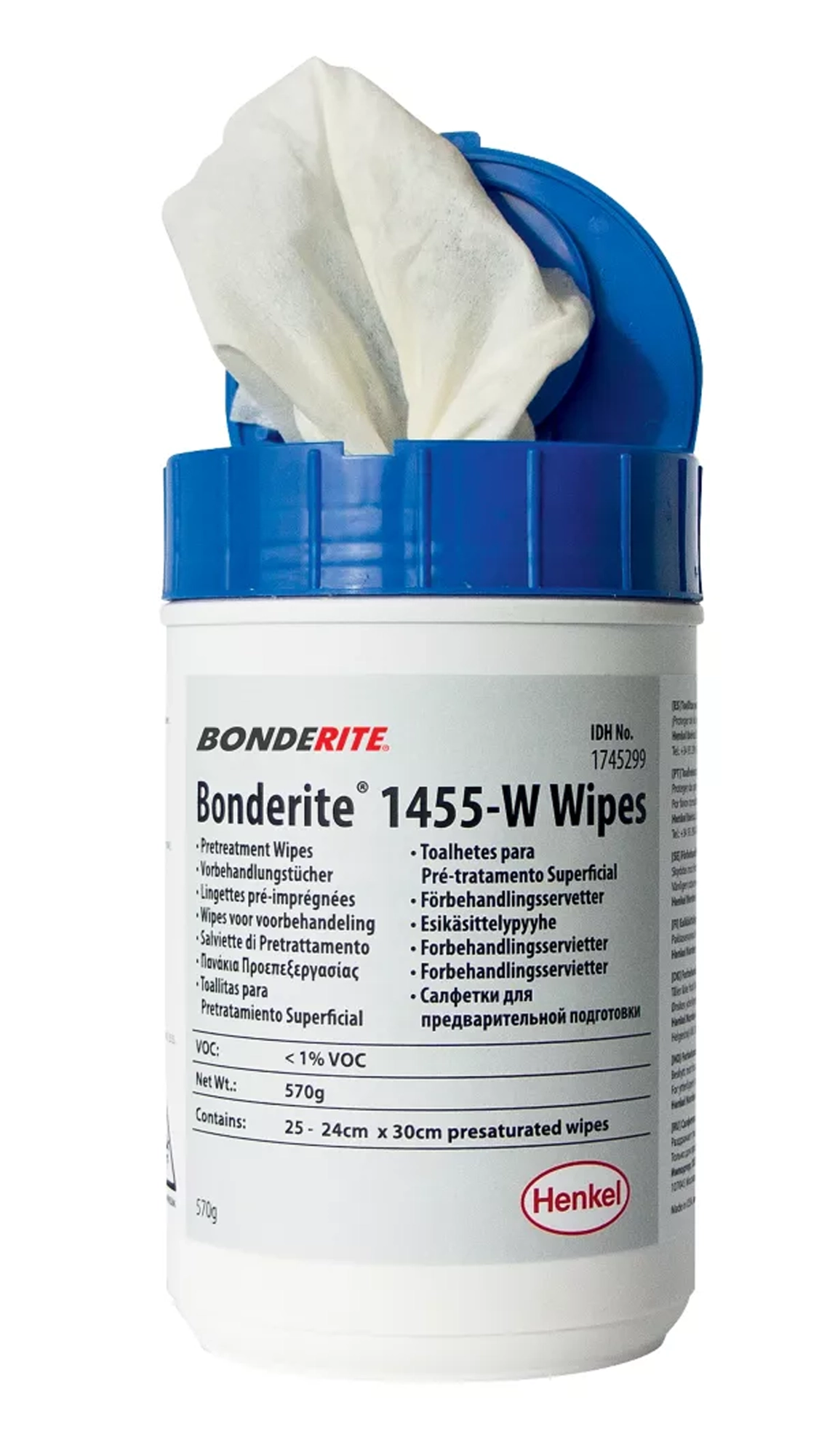 BONDERITE M NT 1455 W Wipes