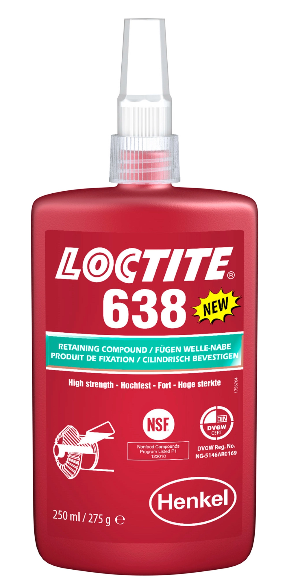 LOCTITE 638 BO 250ML