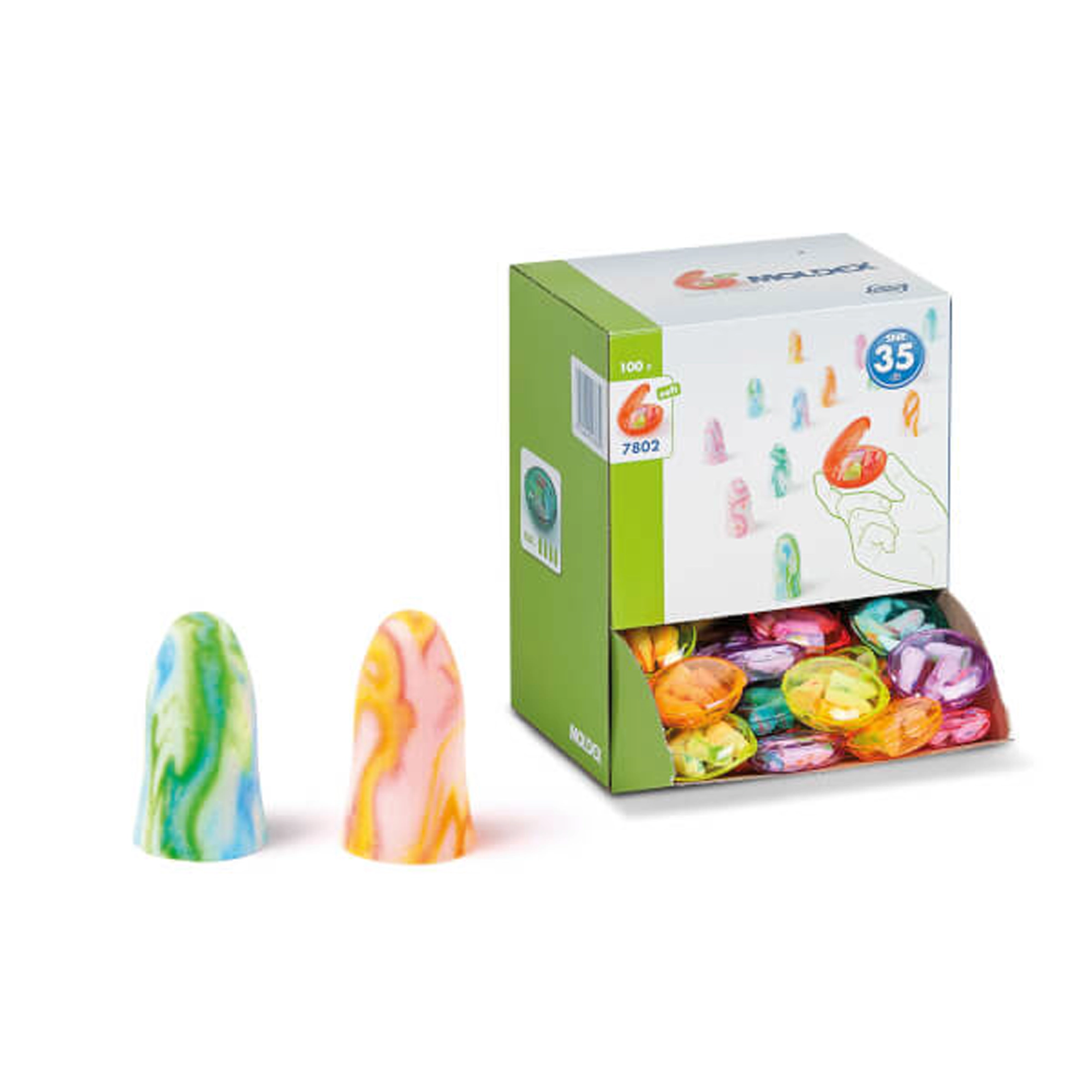 MOLDEX SPARKPLUG-Spender-Pappbox